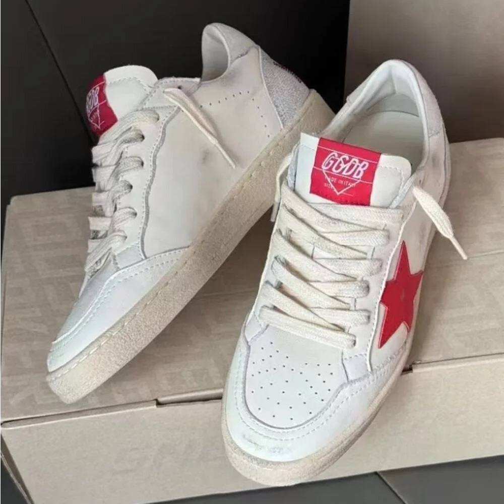 Golden Goose Star-Patch Sneakers White - Picture 4 of 7